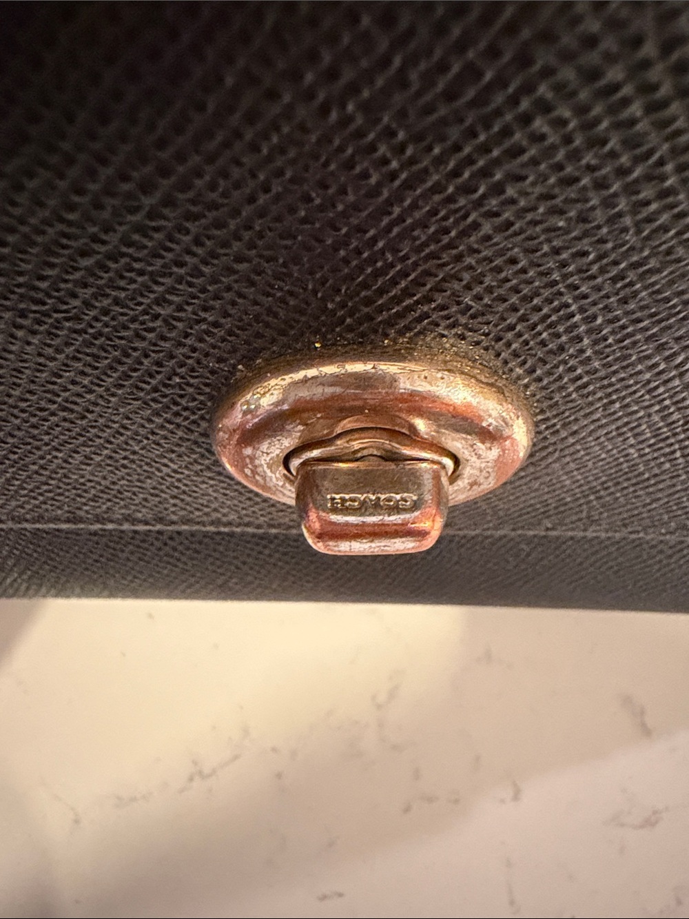 Vintage coach wallet on chain Turn-Lock - Picture 2 of 11